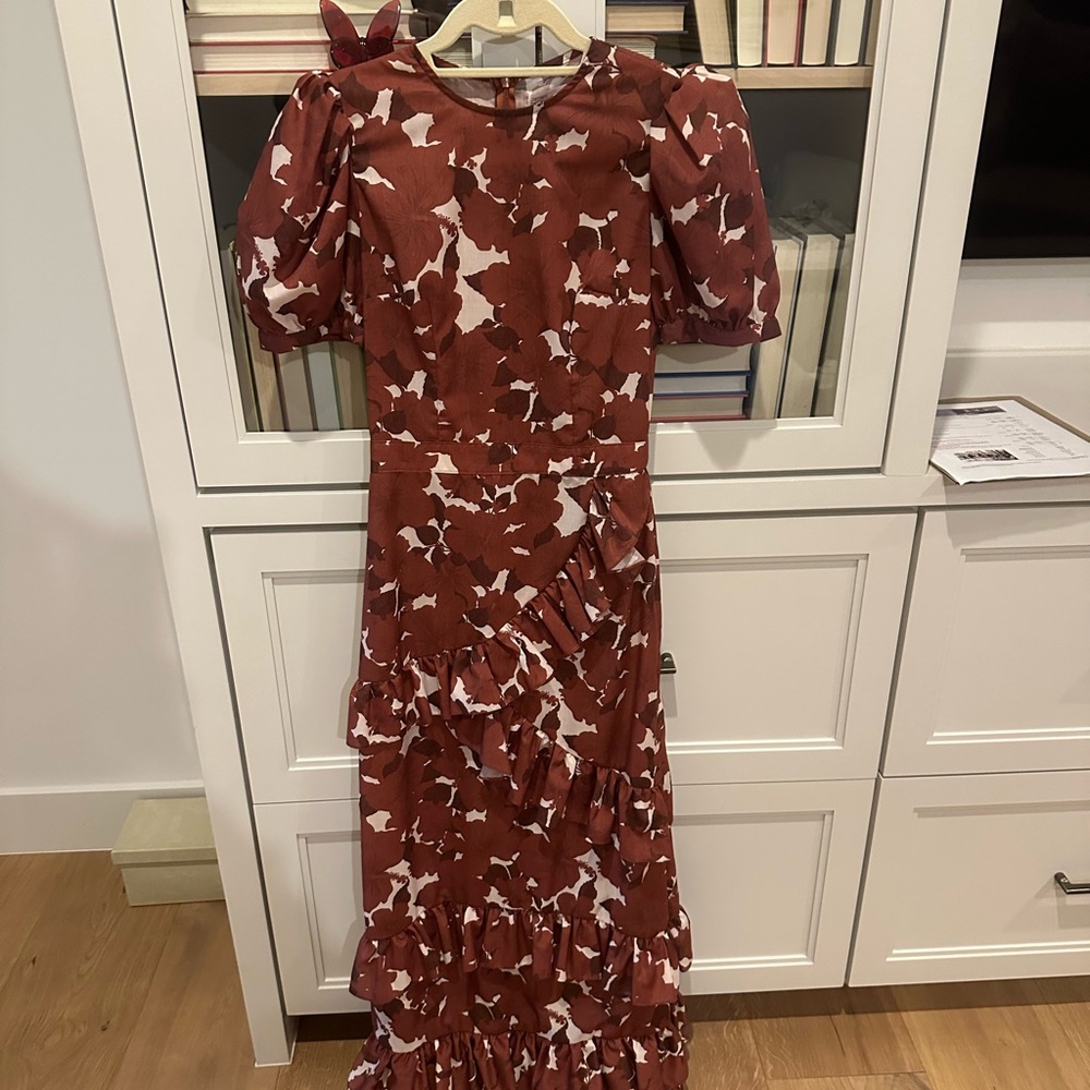 Darmaris Bailey Floral tiered ruffle gown - Picture 4 of 6
